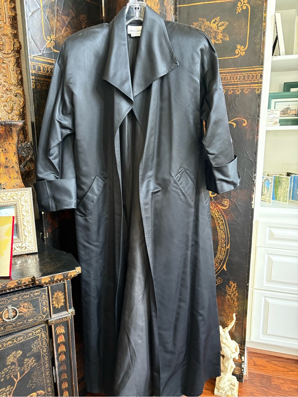 LIANCARLO Black Silk Jacket - LIANCARLO